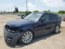 Salvage cars for sale at Miami, FL auction: 2017 Land Rover Range Rover Sport SE