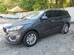 Salvage cars for sale from Copart Knightdale, NC: 2016 KIA Sorento LX