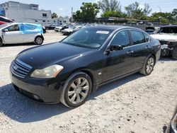 Salvage cars for sale from Copart Opa Locka, FL: 2007 Infiniti M35 Base