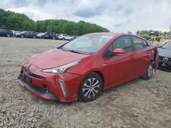 Toyota Prius le salvage cars for sale: 2021 Toyota Prius LE