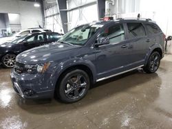 Salvage cars for sale at Ham Lake, MN auction: 2018 Dodge Journey Crossroad