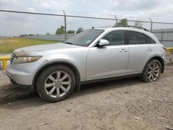 Salvage cars for sale from Copart Houston, TX: 2007 Infiniti FX45