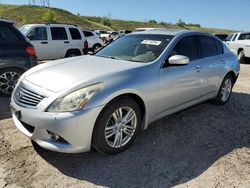 Salvage cars for sale at Littleton, CO auction: 2012 Infiniti G37