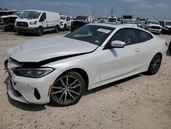 BMW 4 Series salvage cars for sale: 2021 BMW 430XI