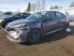 Salvage cars for sale at Bowmanville, ON auction: 2020 Honda Civic Touring