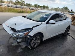 Salvage cars for sale at Orlando, FL auction: 2021 Nissan Sentra SV