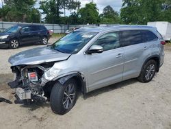 Salvage cars for sale at Hampton, VA auction: 2017 Toyota Highlander SE