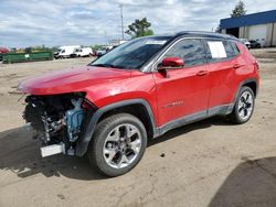 Jeep Compass Vehiculos salvage en venta: 2021 Jeep Compass Limited