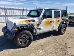 Salvage cars for sale at Appleton, WI auction: 2021 Jeep Wrangler Unlimited Sport