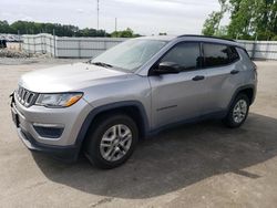 Salvage cars for sale at Dunn, NC auction: 2017 Jeep Compass Sport