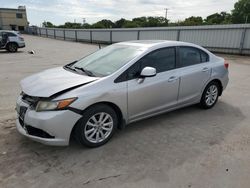 Honda Civic ex salvage cars for sale: 2012 Honda Civic EX