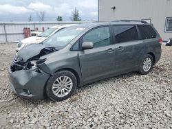 Salvage cars for sale at Appleton, WI auction: 2011 Toyota Sienna XLE