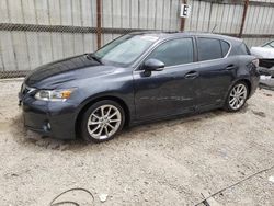Salvage cars for sale from Copart Los Angeles, CA: 2011 Lexus CT 200