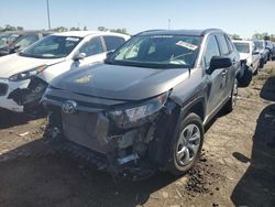 Salvage cars for sale from Copart Woodhaven, MI: 2020 Toyota Rav4 LE