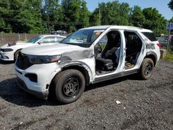 SUV salvage a la venta en subasta: 2022 Ford Explorer Police Interceptor