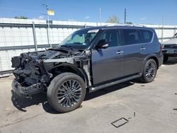 Salvage cars for sale at Littleton, CO auction: 2022 Infiniti QX80 Luxe