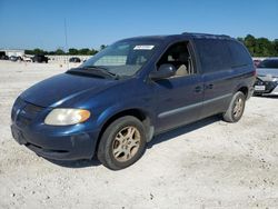 Salvage cars for sale at New Braunfels, TX auction: 2002 Dodge Grand Caravan EX