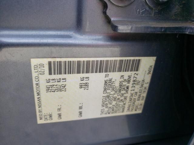 2010 Nissan Altima Base