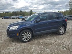 Salvage cars for sale from Copart Candia, NH: 2011 Volkswagen Tiguan S