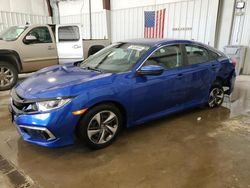 Salvage cars for sale at Franklin, WI auction: 2020 Honda Civic LX