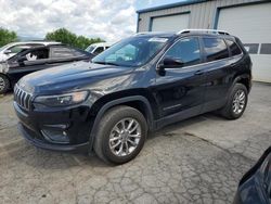 Salvage cars for sale at Chambersburg, PA auction: 2021 Jeep Cherokee Latitude LUX