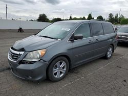 Salvage cars for sale from Copart Portland, OR: 2010 Honda Odyssey Touring