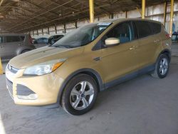 Salvage cars for sale from Copart Phoenix, AZ: 2015 Ford Escape SE