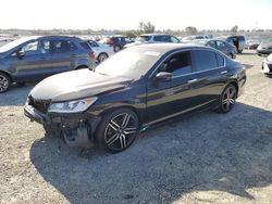 Salvage cars for sale at Antelope, CA auction: 2017 Honda Accord Sport