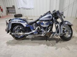 Salvage motorcycles for sale at Hurricane, WV auction: 2001 Harley-Davidson Flstc