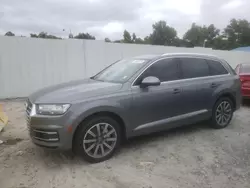 Salvage cars for sale from Copart Midway, FL: 2018 Audi Q7 Premium Plus