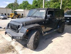 Salvage cars for sale at Hueytown, AL auction: 2014 Jeep Wrangler Unlimited Sahara