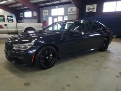 Salvage cars for sale at East Granby, CT auction: 2018 BMW 750 XI