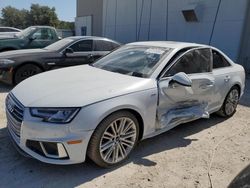 Audi a4 Premium Plus salvage cars for sale: 2019 Audi A4 Premium Plus