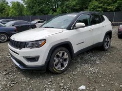 Salvage cars for sale at Waldorf, MD auction: 2018 Jeep Compass Limited