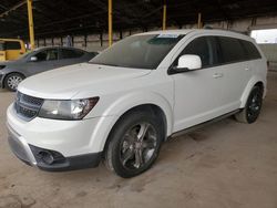 Salvage cars for sale from Copart Phoenix, AZ: 2015 Dodge Journey Crossroad