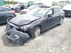 Salvage cars for sale at Montreal Est, QC auction: 2015 Mazda 3 Touring
