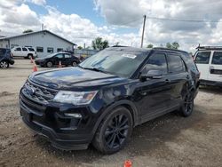 Salvage cars for sale at Pekin, IL auction: 2018 Ford Explorer XLT
