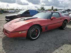 Salvage cars for sale at Eugene, OR auction: 1988 Chevrolet Corvette