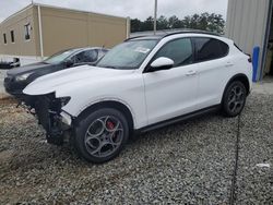 Salvage cars for sale from Copart Ellenwood, GA: 2018 Alfa Romeo Stelvio TI Sport