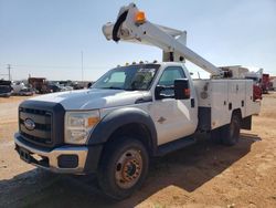 Salvage trucks for sale at Andrews, TX auction: 2014 Ford F550 Super Duty