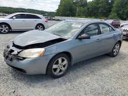 Salvage cars for sale from Copart Concord, NC: 2007 Pontiac G6 GT