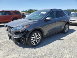 Salvage cars for sale at Anderson, CA auction: 2021 Ford Escape Titanium