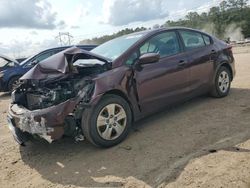 Salvage cars for sale from Copart Greenwell Springs, LA: 2017 KIA Forte LX