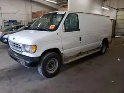 Salvage trucks for sale at Ham Lake, MN auction: 2001 Ford Econoline E250 Van