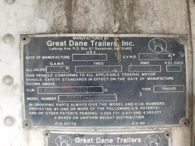 1995 Great Dane Semi Trail
