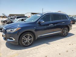 Salvage cars for sale at Grand Prairie, TX auction: 2020 Infiniti QX60 Luxe