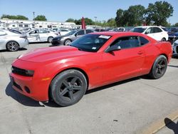 Salvage cars for sale at Sacramento, CA auction: 2013 Chevrolet Camaro LS