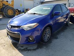 Salvage cars for sale at Pekin, IL auction: 2015 Toyota Corolla L