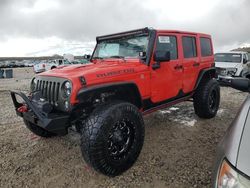 Salvage cars for sale at Magna, UT auction: 2016 Jeep Wrangler Unlimited Rubicon