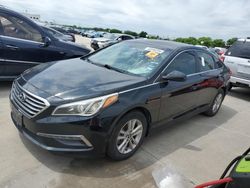 Salvage cars for sale at Grand Prairie, TX auction: 2015 Hyundai Sonata SE